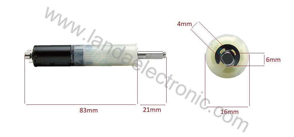 موتور دی سی گیربکس خورشیدی DM16