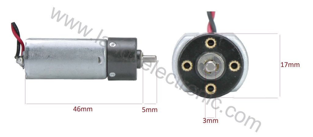 موتور دی سی گیربکس دار خورشیدی WFF-180SH