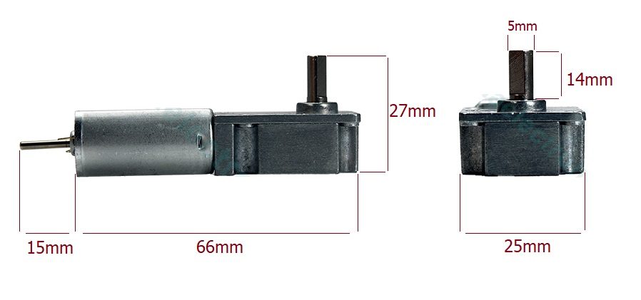 موتور دی سی گیربکس دار JL-25Z180-131