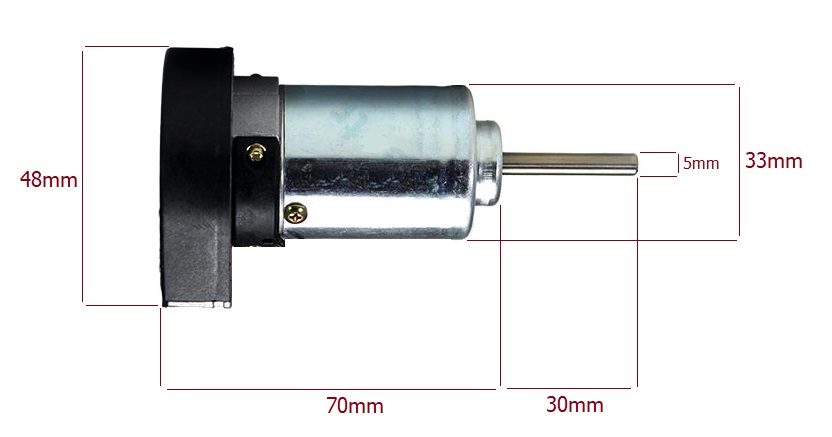 موتور دی سی انکودر دار TS3747N44