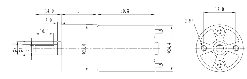 موتور دی سی ZGA25RP