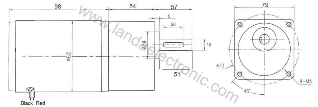 موتور گیربکس دار GPG MOTOR 4GN-50K