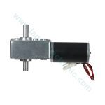 موتور دی سی گیربکس دار دو سر شفت ZWL-31ZY (12V_10RPM)